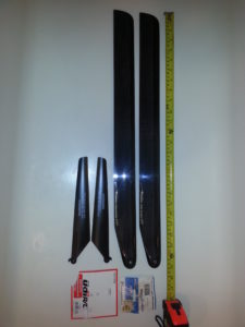 MODEL HELICOPTER BLADES (2)