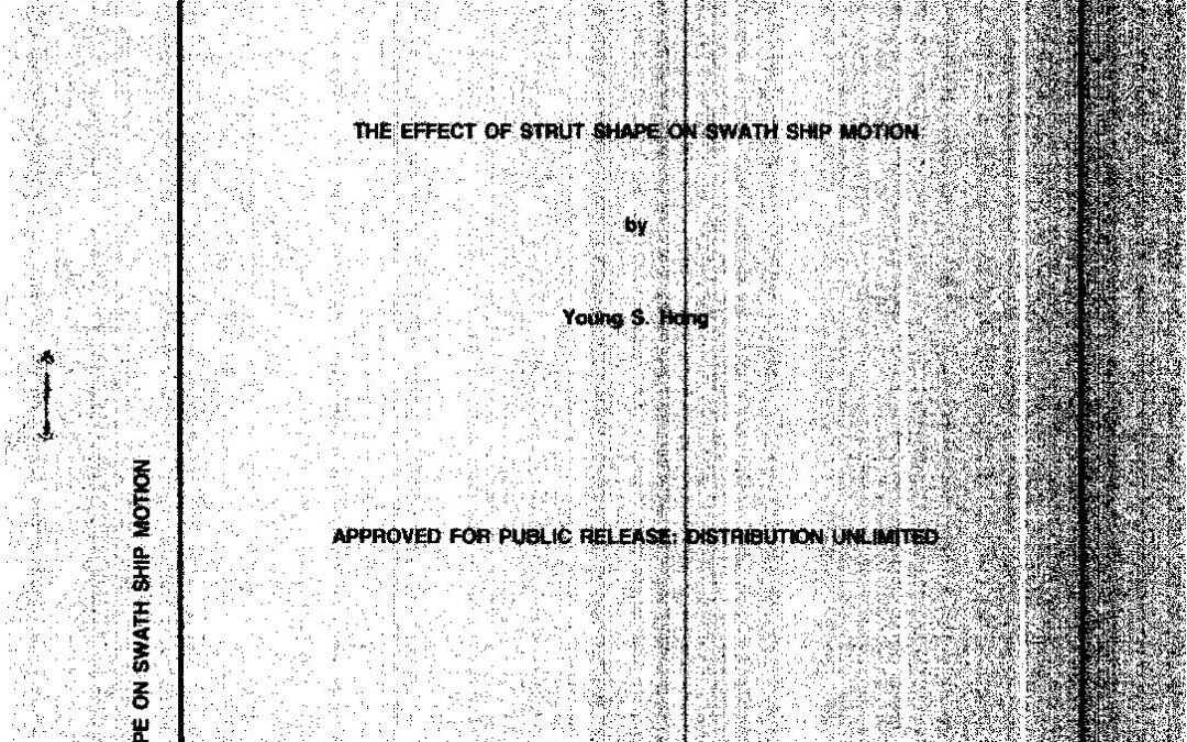 Effect of Strut Shape On SWATH Ship Motion 71231