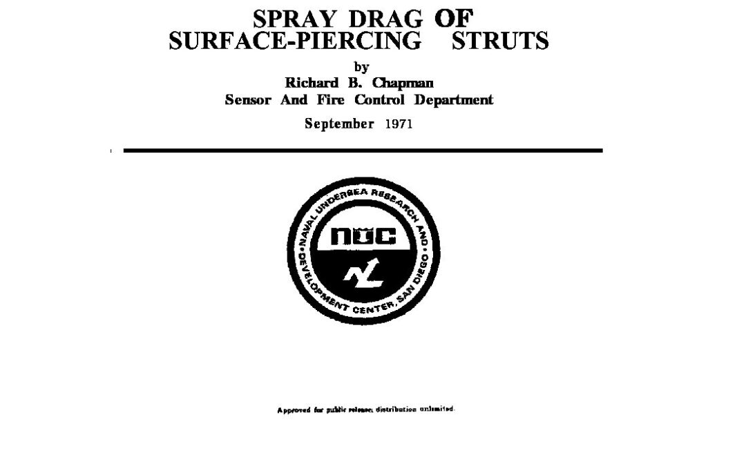 Spray Drag of Surface-Piercing Struts 71223